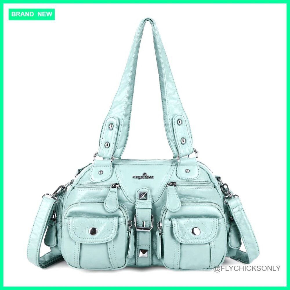 Soft Hobo Crossbody Bag with Removable Strap, Multiple Pockets for Work & Travel